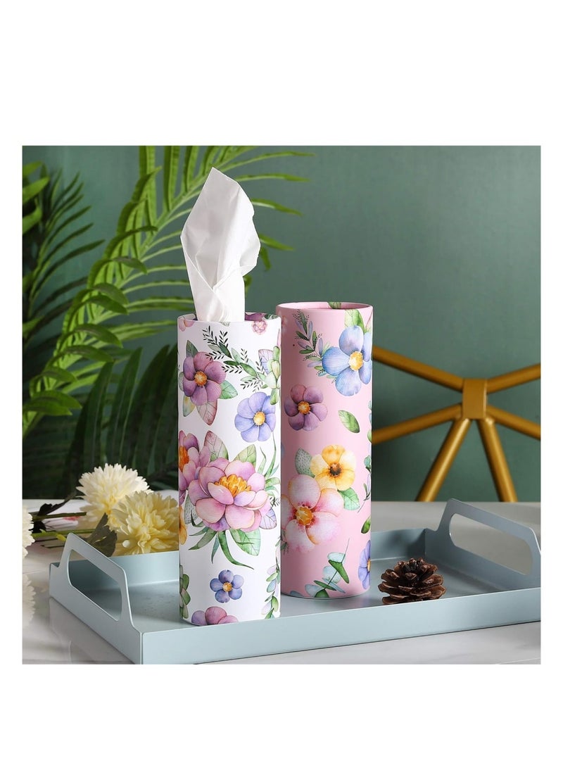 DAILYCHIC Car Tissues Holder,4-Pack, 50 Tissues per Canister,Tissues for Car Cup Holder, Round Car Tissue Box Holder - Image 5